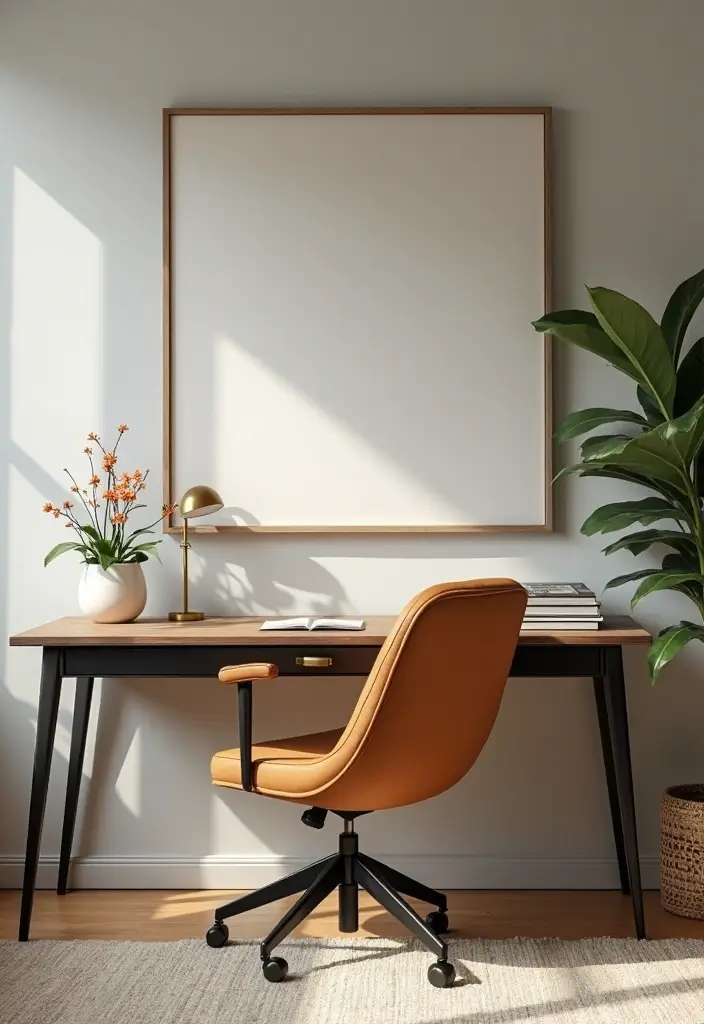 30+ Office Desk Decor Ideas That Spark Creativity - 23. Statement Chairs 1