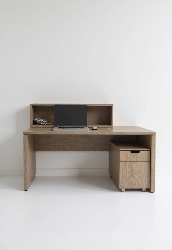 30+ Office Desk Decor Ideas That Spark Creativity - 28. Multi-Functional Desks 1