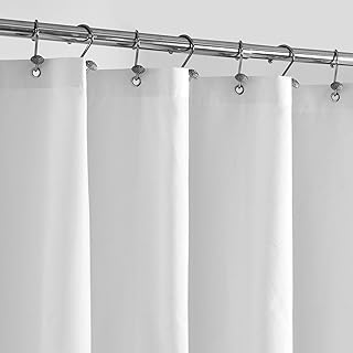 ALYVIA SPRING Waterproof Fabric Shower Curtain Liner with 3 Magnets - So...