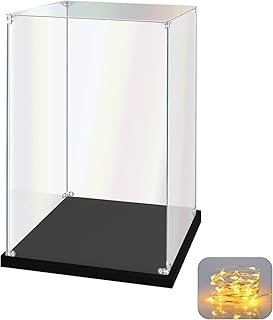 Acrylic Display Case for Collectibles Assemble Clear Acrylic Display Box...