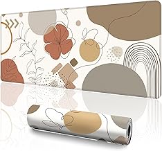 Boho Large Desk Mat (31.5 x 11.8 Inch), Abstract Minimalist Mouse Pad wi...