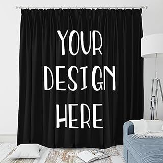 Custom Made Curtains For Windows Any Size 1 Panels, Personalized Darkeni...