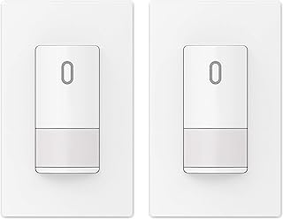 ELEGRP Single Pole Occupancy Motion Sensor Light Switch, PIR Infrared Mo...