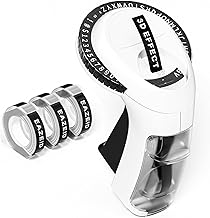 Embossing Label Maker Machine with Tapes, Manual Embossed Label Maker Re...