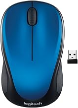 Logitech M317 Wireless Mouse, 2.4 GHz with USB Receiver, 1000 DPI Optica...