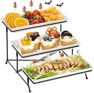 Mfacoy 3 Tier Serving Tray Set, 12