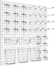 Peg Board Kit, Includes Pegboard and Accessories,with Hooks and Bins,Peg...