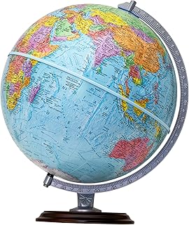 Replogle Easy To Assemble Student - Educational Classic World globe, Blu...