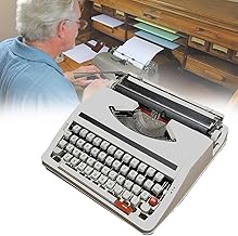 Retro Typewriter, Mechanical English Typewriter, Old-Fashioned Tradition...