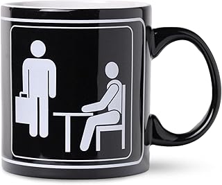 Silver Buffalo The Office Title Sign Ceramic Mug, 20 Ounce