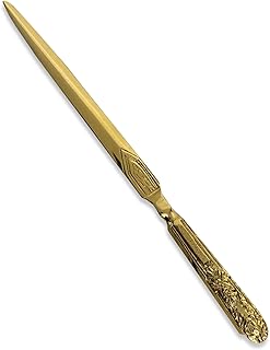 Thorness Embossed Brass Letter Opener