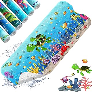 XIYUNTE Baby Bath Mat for Tub Non Slip Kids Bath Mat - 40''x16'' Extra L...