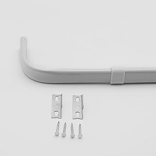 Yafa Home Fashion Heavy Duty Single Standard Adjustable Curtain Rod Hard...