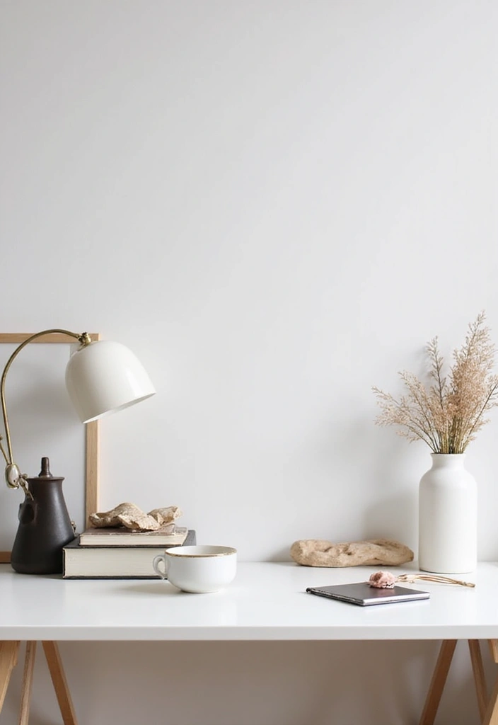 25 Office Desk Organization Ideas That Reduce Clutter - 21. Minimize Decorative Items 1