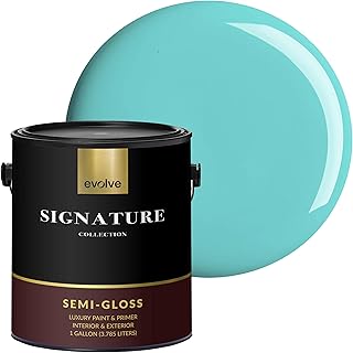 EVOLVE Signature Collection Luxury Interior Paint & Primer, Semi-Gloss S...