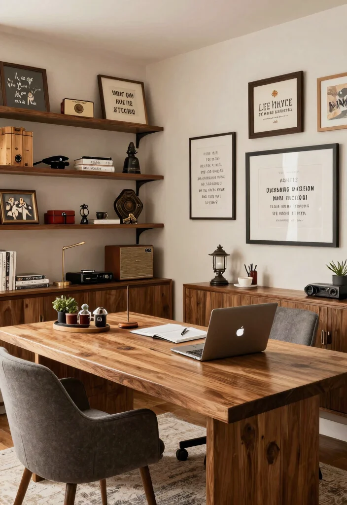 28 Dining Room Office Ideas Stylish and Functional - 28. Customizing Your Space 1