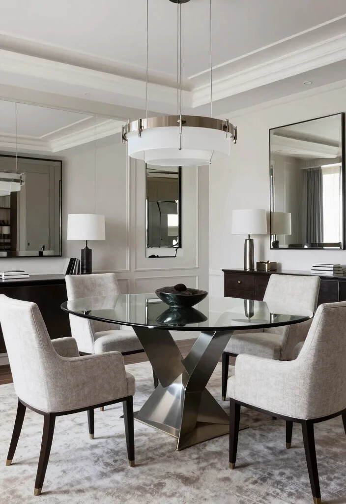 28 Dining Room Office Ideas Stylish and Functional - 5. Modern Elegance 1