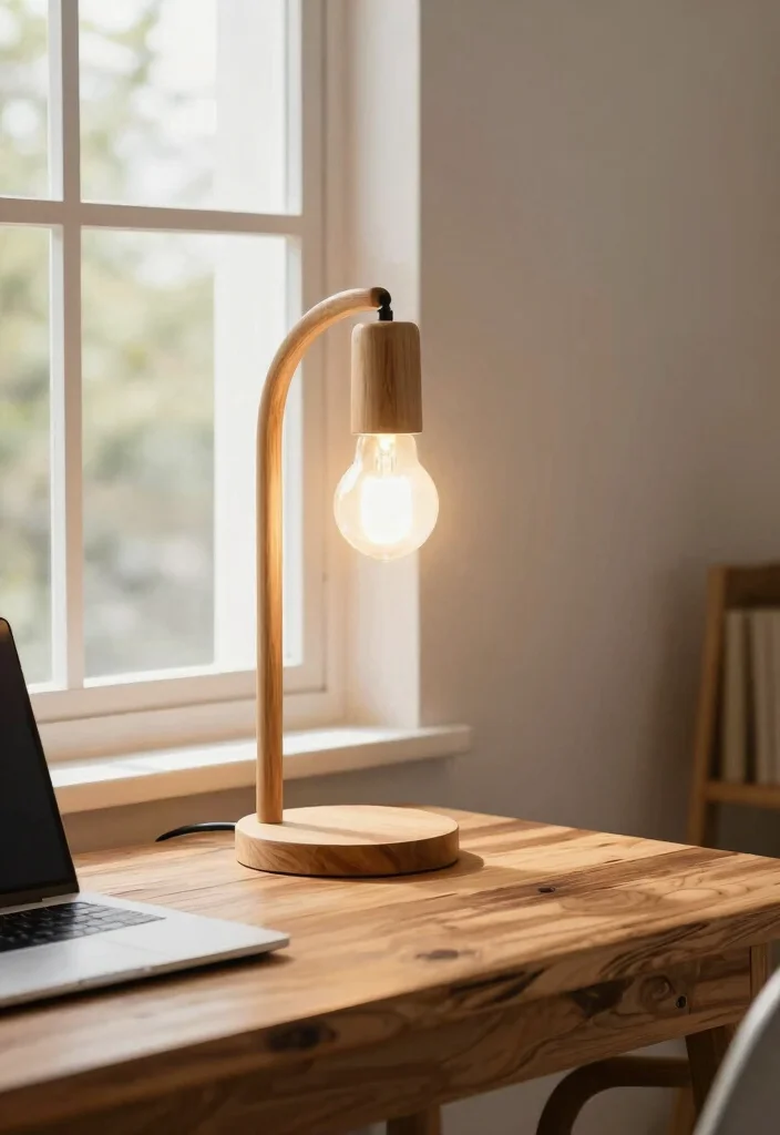 28 Green Home Office Ideas Fresh and Inspiring Workspace - 17. Eco-Friendly Lighting Options 1