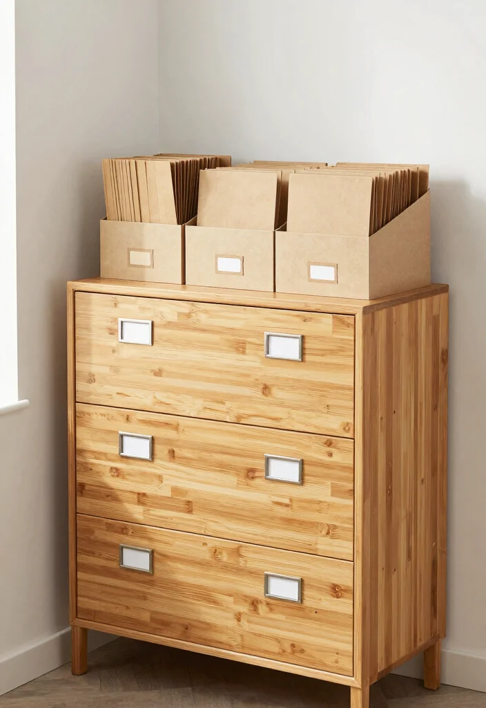 28 Green Home Office Ideas Fresh and Inspiring Workspace - 23. Sustainable Filing Systems 1