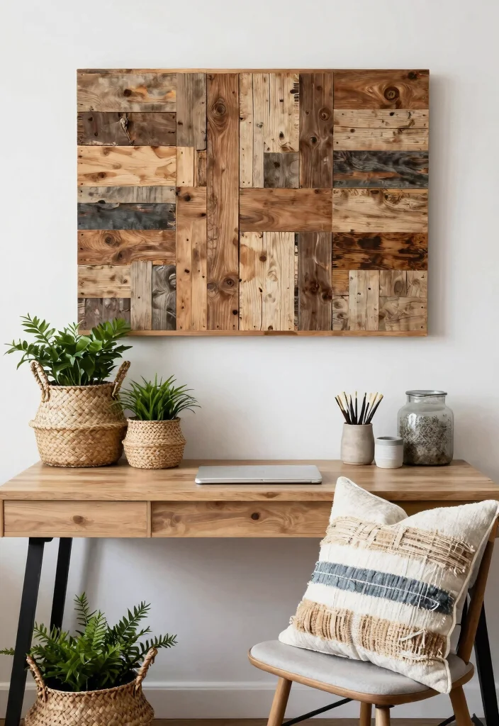 28 Green Home Office Ideas Fresh and Inspiring Workspace - 4. Eco-Friendly Office Decor 1