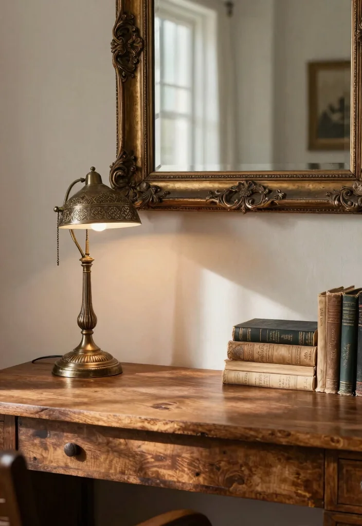 28 Home Office Arredamento Ideas Elegant Italian Style - 14. Vintage Touches 1