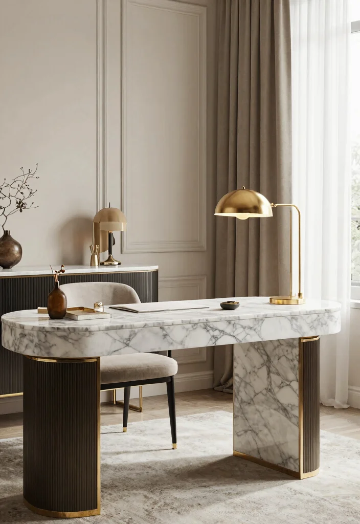 28 Home Office Arredamento Ideas Elegant Italian Style - 24. A Touch of Luxury 1