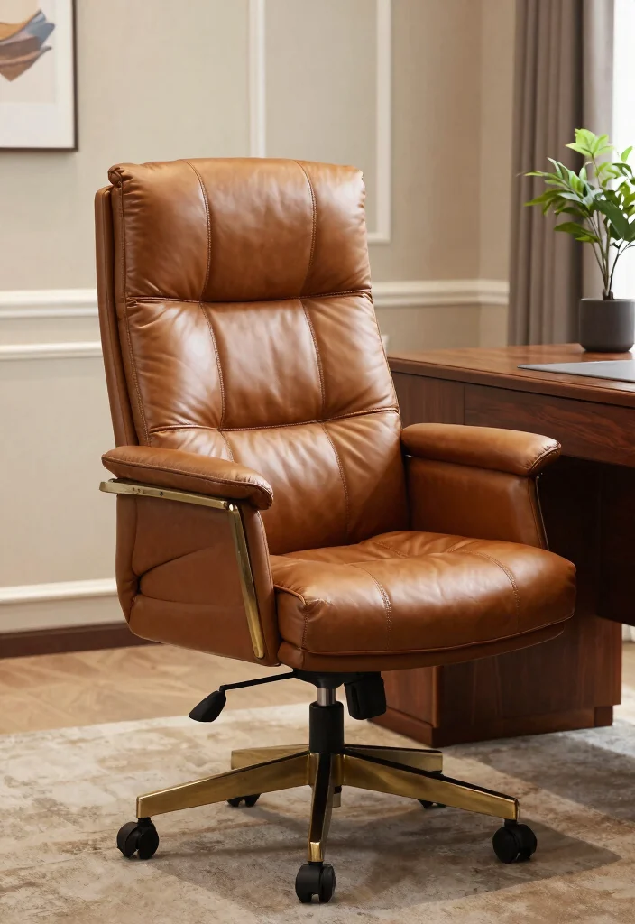 28 Home Office Arredamento Ideas Elegant Italian Style - 4. Luxurious Office Chair 1