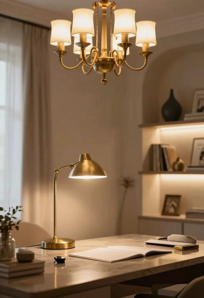 28 Home Office Arredamento Ideas Elegant Italian Style - 6. Elegant Lighting Options 1