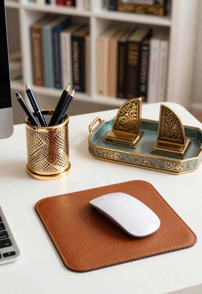 28 Home Office Arredamento Ideas Elegant Italian Style - 9. Elegant Accessories 1