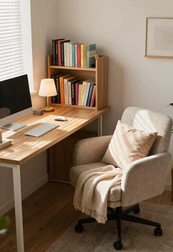 28 L Shape Desk Office Layout Ideas for Small Spaces - 4. Cozy Reading Nook 1