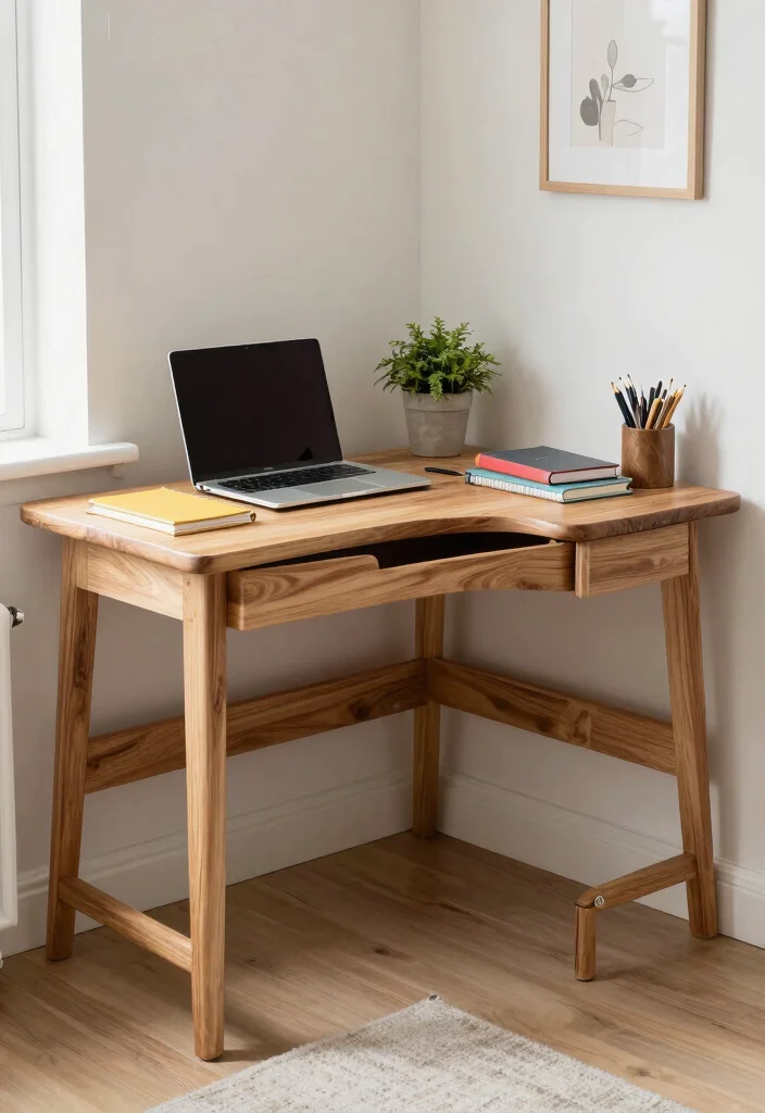 28 Modern Unique Office Table Design Ideas that Stand Out - 25. Stylish Corner Desks 1