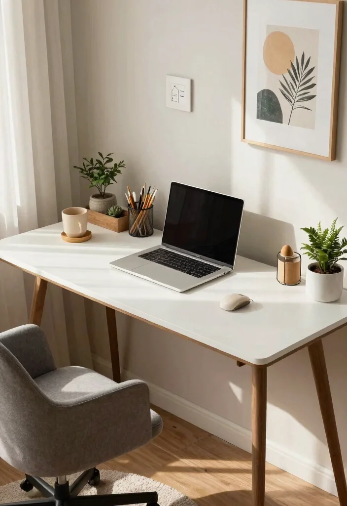 28 Office Staff Table Design Ideas Modern and Functional - 27. Customized Work from Home Desks 1