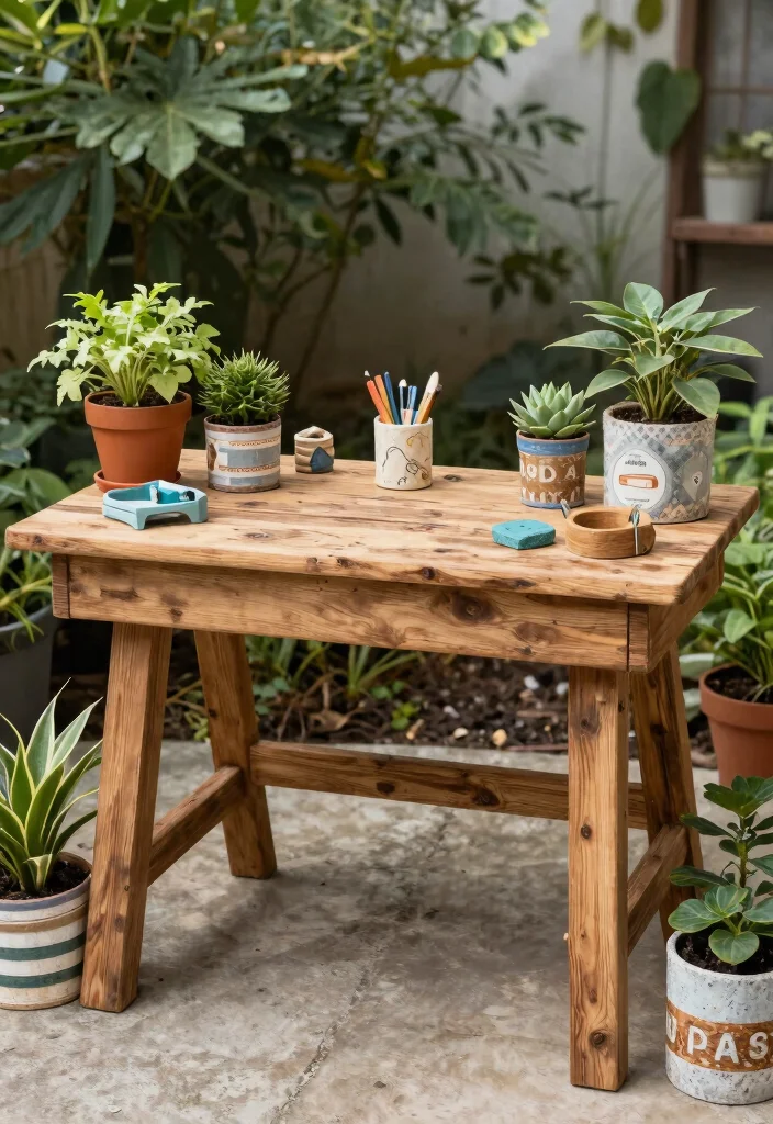 28 Outdoor and Sunroom Home Office Ideas for a Bright Workspace - 12. Sustainable DIY Projects 1