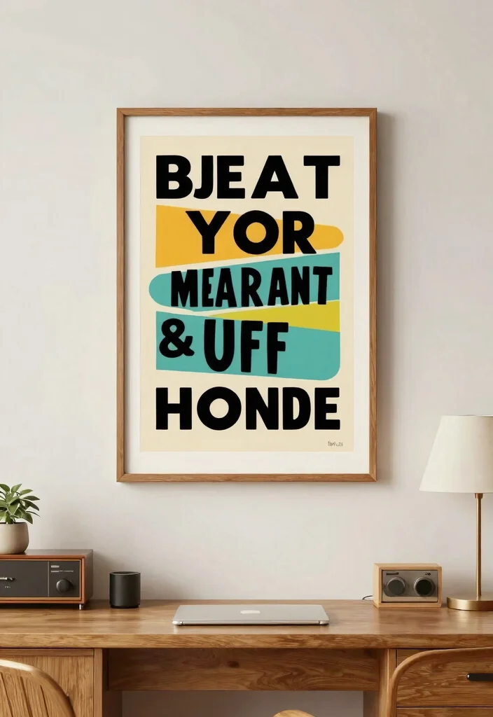 28 Retro Home Office Ideas Vintage Style and Modern Function - 24. Retro Inspirational Quotes 1