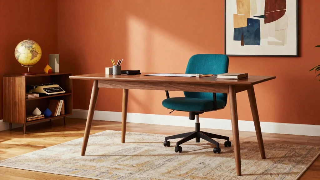 28 Retro Home Office Ideas Vintage Style and Modern Function