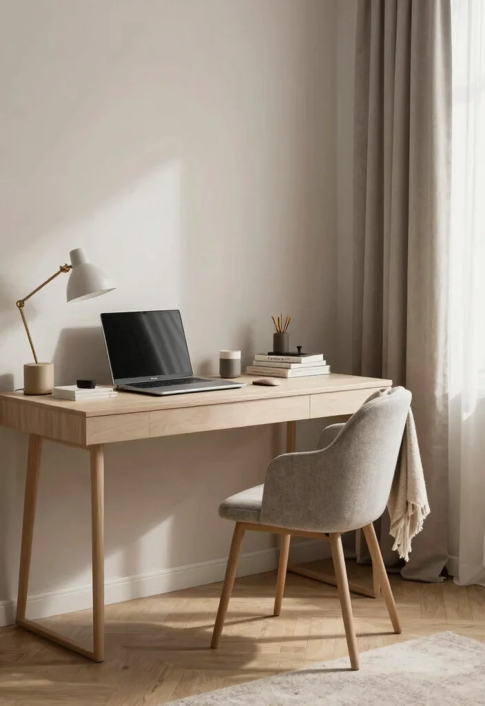 28 Scandinavian Home Office Ideas: Calm, Clean, and Cozy - 28. Balancing Work and Relaxation 1