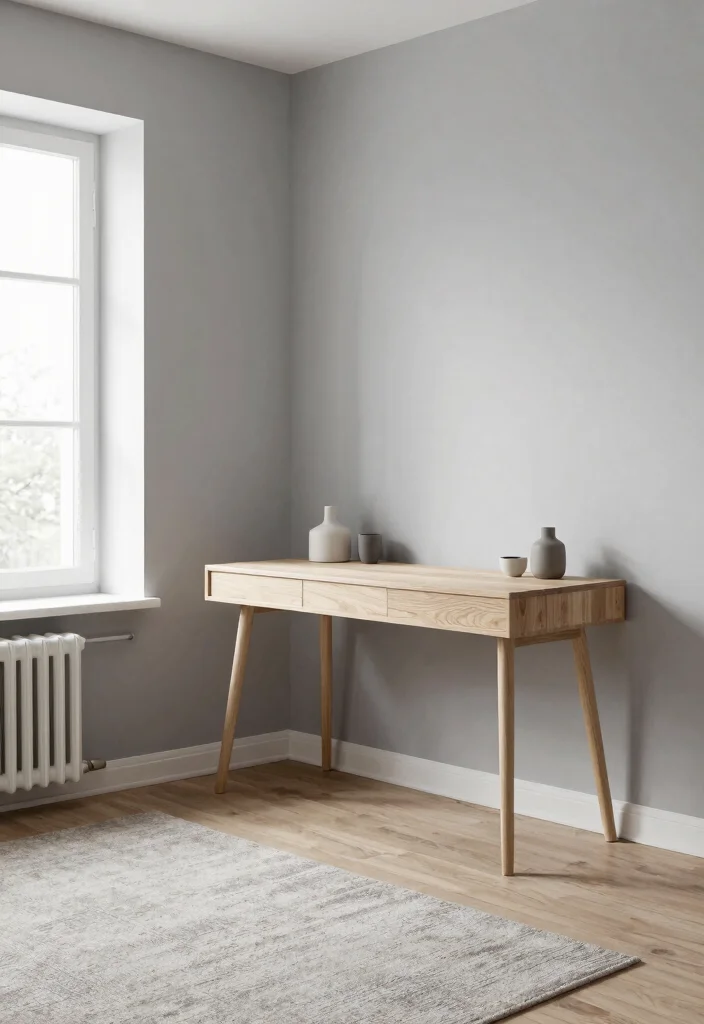 28 Scandinavian Home Office Ideas: Calm, Clean, and Cozy - 8. Neutral Color Palettes 1
