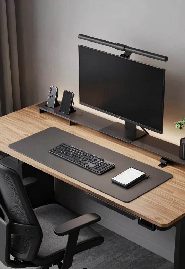 28 Writing Desk Ideas Beautiful and Inspiring Setups - 15. Tech-Friendly Workspace 1