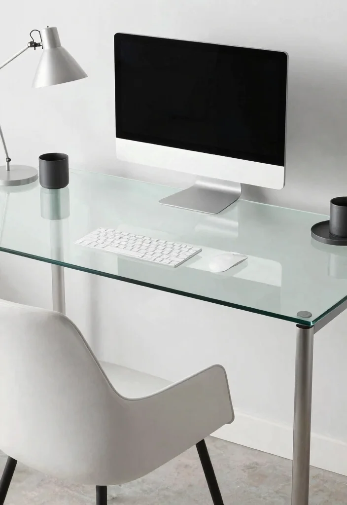 28 Writing Desk Ideas Beautiful and Inspiring Setups - 21. Sleek Lines 1
