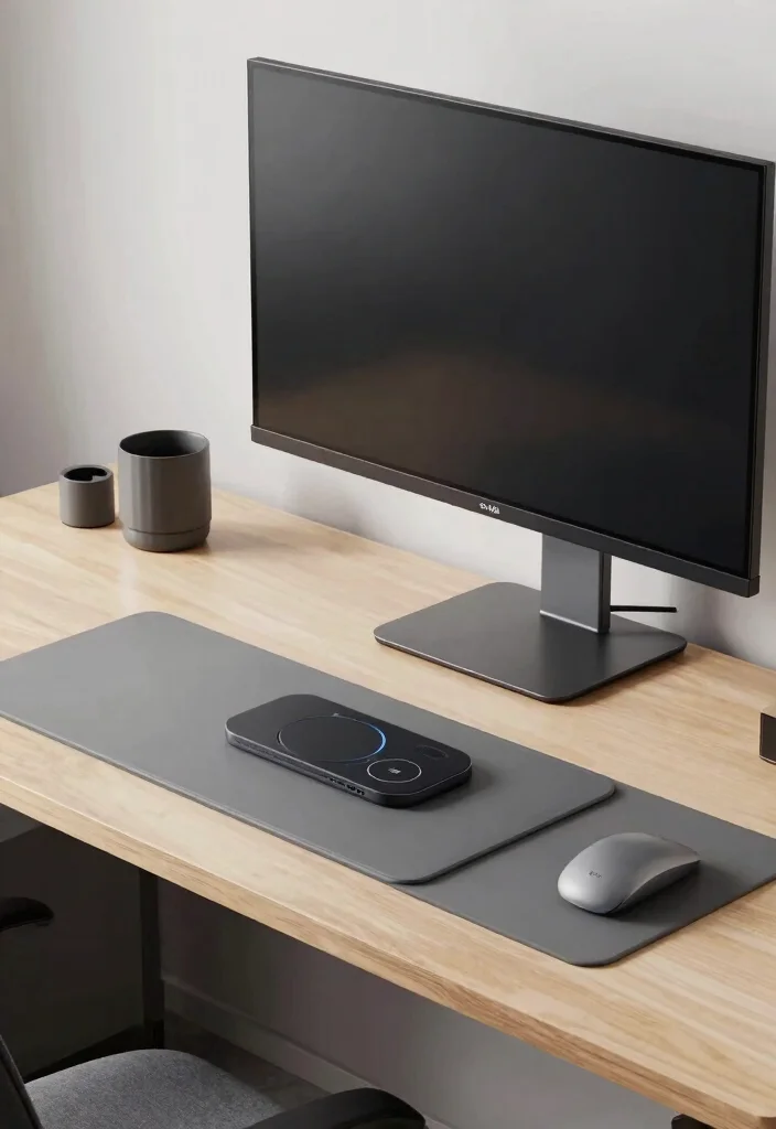 28 Writing Desk Ideas Beautiful and Inspiring Setups - 24. Integrated Technology 1