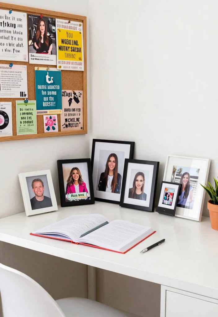 28 Writing Desk Ideas Beautiful and Inspiring Setups - 25. Personal Touches 1