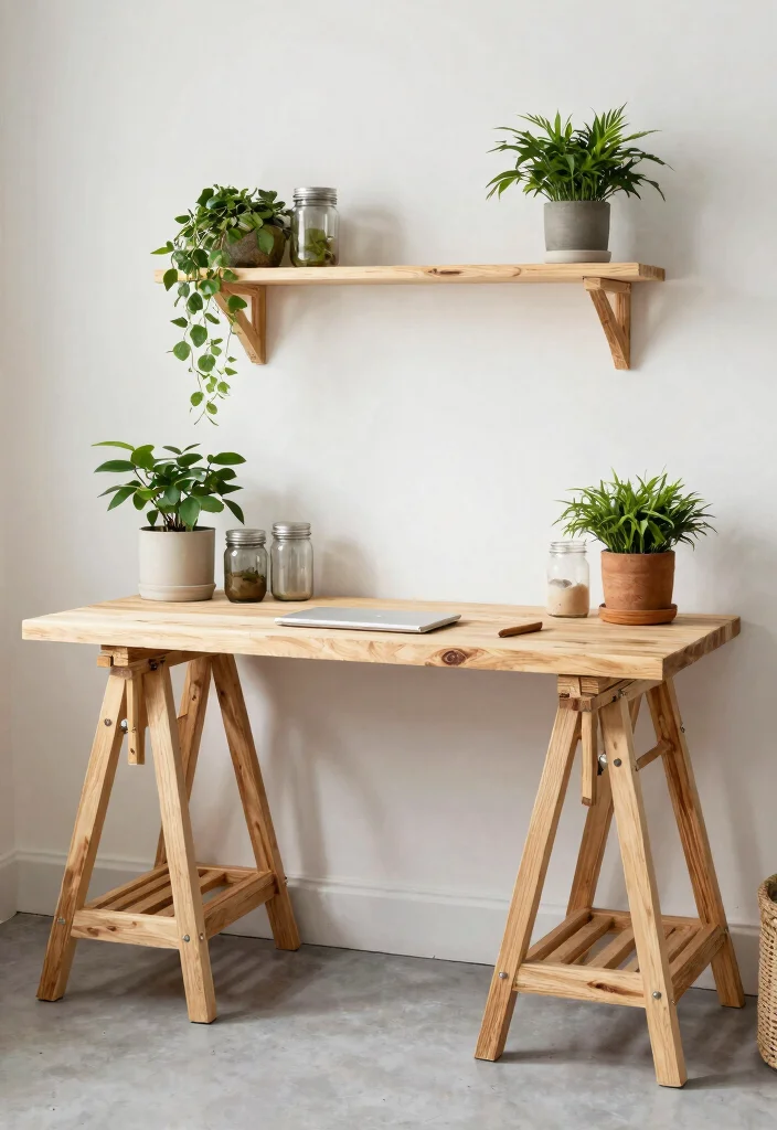 29 Bedroom Desk Ideas for a Cozy Workspace in Your Room - 28. Sustainability in Style 1