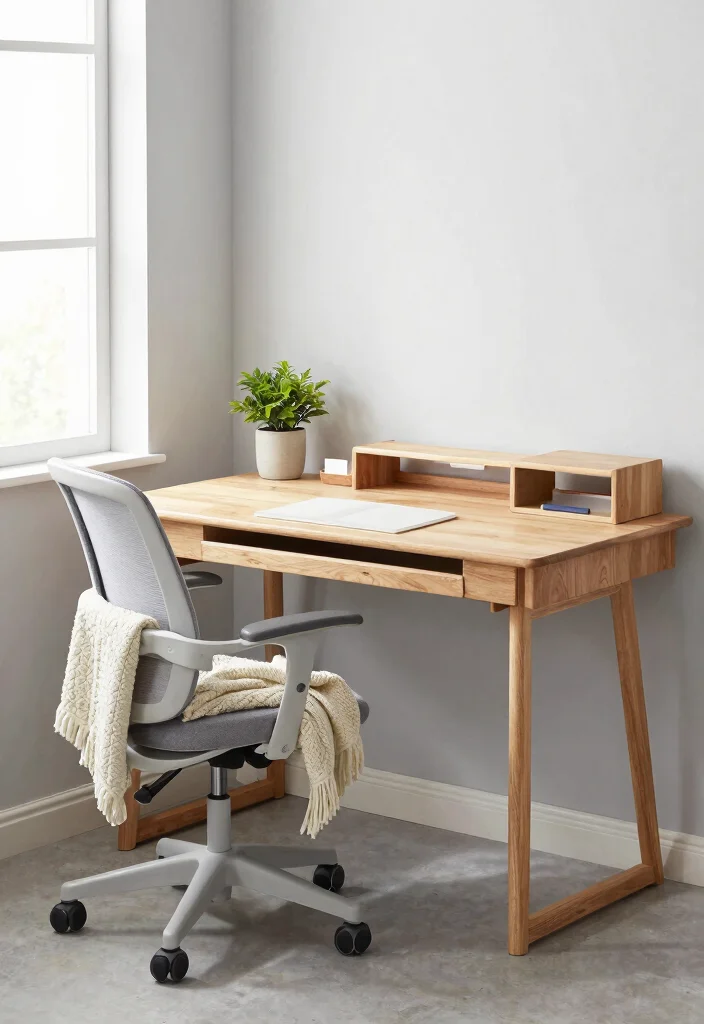 29 Bedroom Desk Ideas for a Cozy Workspace in Your Room - 5. Scandinavian Simplicity 1