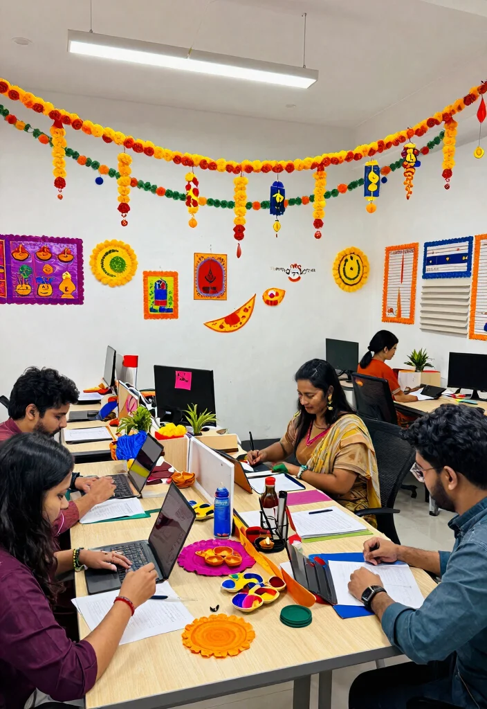 29 Diwali Office Decoration Concepts Festive and Beautiful - 26. Diwali-Themed Challenges 1