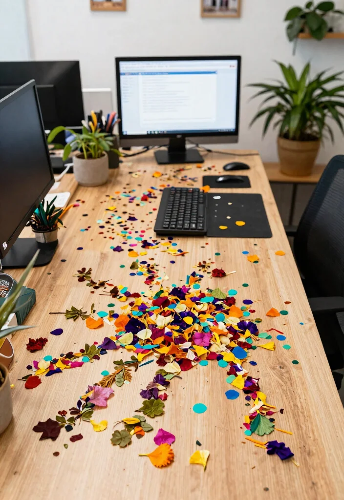29 Diwali Office Decoration Concepts Festive and Beautiful - 8. Biodegradable Confetti 1