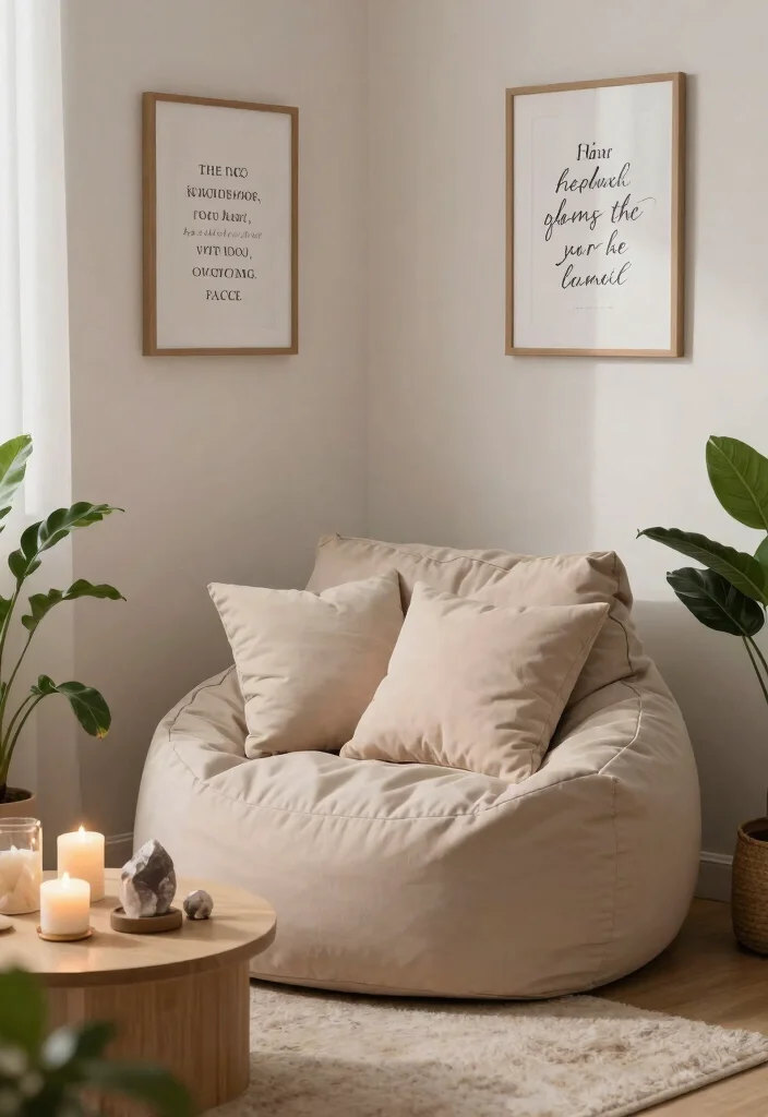 29 Home Office Feminine Ideas Chic and Inspiring - 21. Mindfulness Corners for Reflection 1
