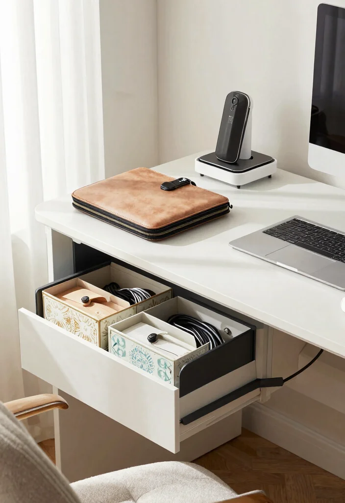 29 Home Office Feminine Ideas Chic and Inspiring - 26. Tech-Friendly Workspaces 1