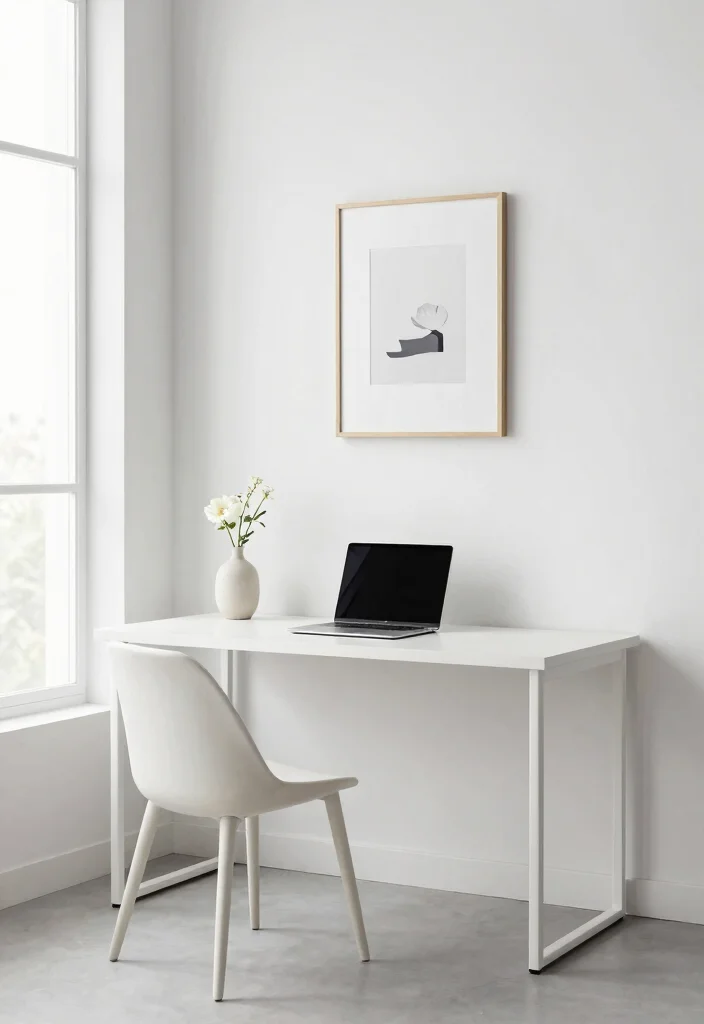 29 Japandi and Zen Home Office Ideas Calm Minimalist Space - 2. Clean Lines and Minimalism 1