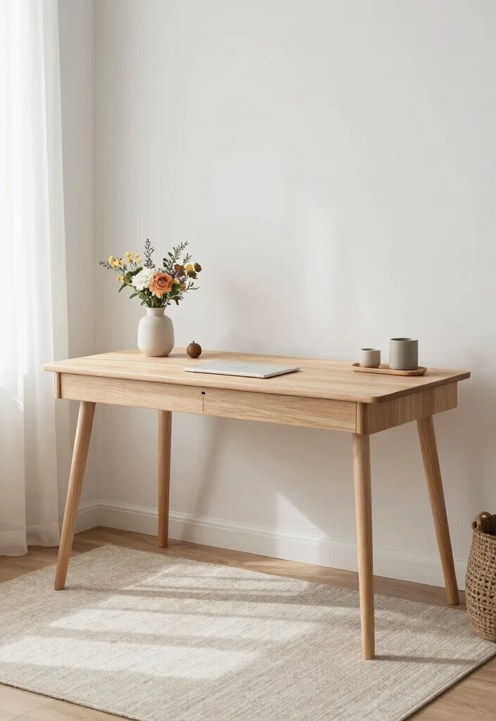 29 Japandi and Zen Home Office Ideas Calm Minimalist Space - 27. Seasonal Decor Swaps 1