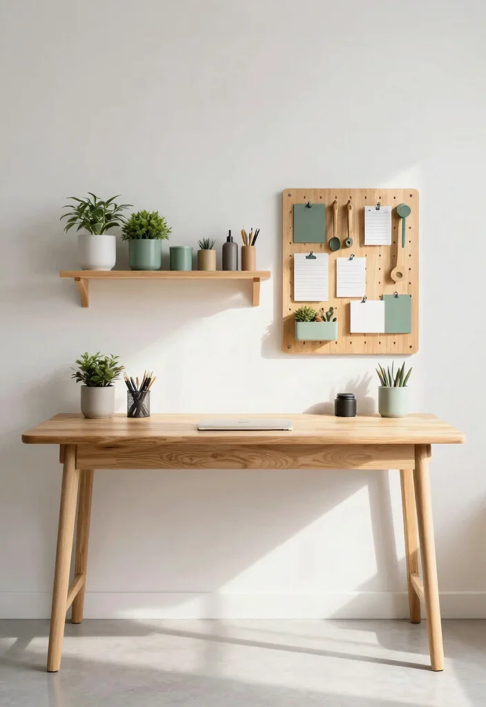 29 Japandi and Zen Home Office Ideas Calm Minimalist Space - 5. Functional Office Organization 1